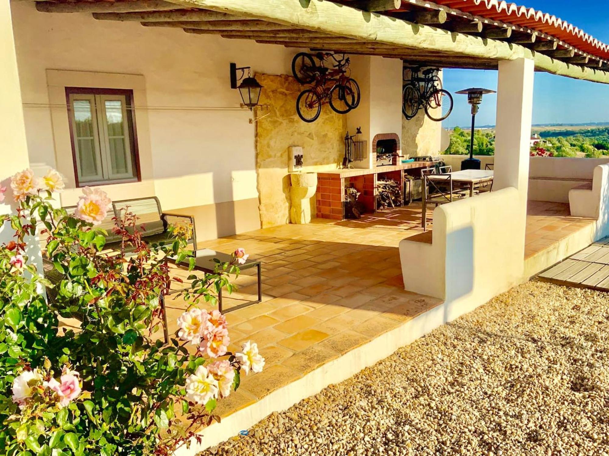 Charming Villa In Casais De Sao Bras Exterior photo